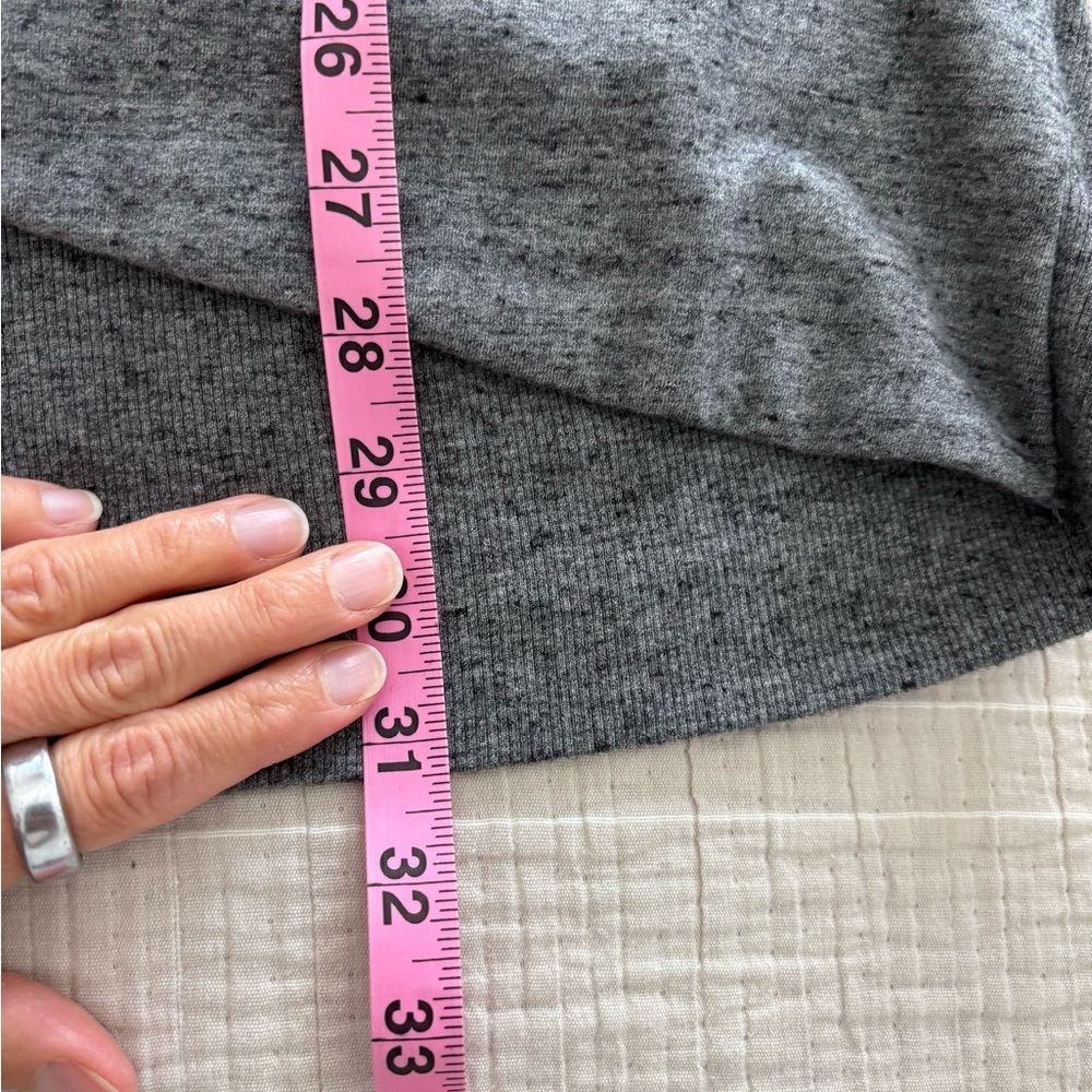 Athleta Pranayama Wrap Marled Gray Open Front Cardigan Yoga Lounge XXS - Picture 4 of 8